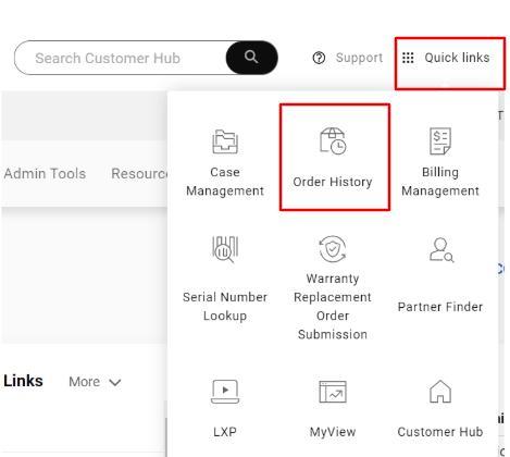 Order History FAQs